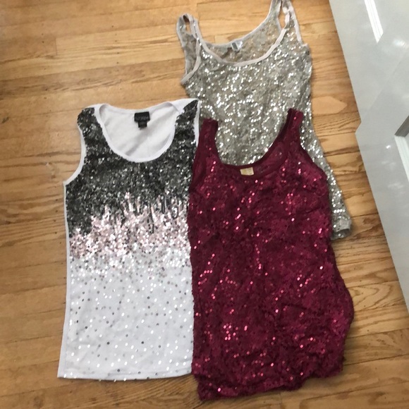BKE Tops - EUC Buckle Sparkle bundle